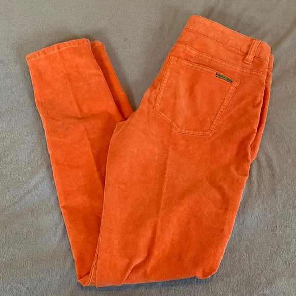 MICHAEL Michael Kors Pants - Michael Michael Kors Orange Spice Corduroy Pants Size 6 NWT